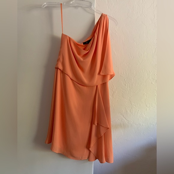 One Shoulder Draped Dress - Picture 3 of 3